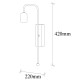 Wall Lamp Mum - 3502 Black Wall Lamp Mum - 3502 Black