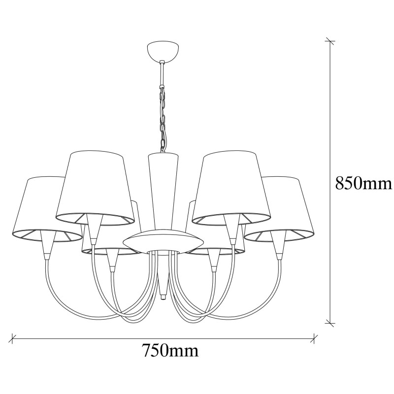 Chandelier Pardo - 3011 Antique