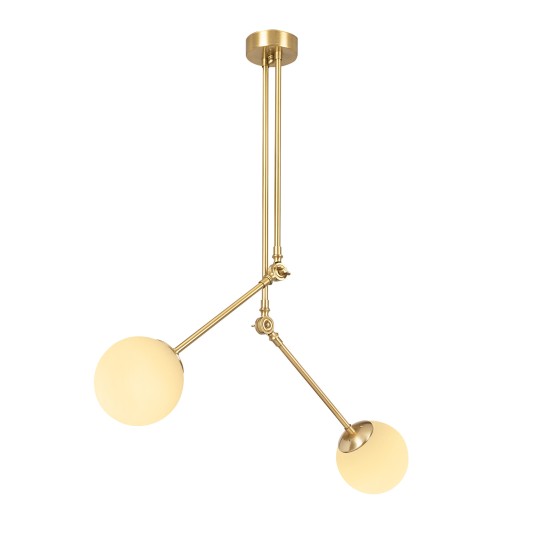 Chandelier Cambaz - 3452 Gold
White Chandelier Cambaz - 3452 Gold
White