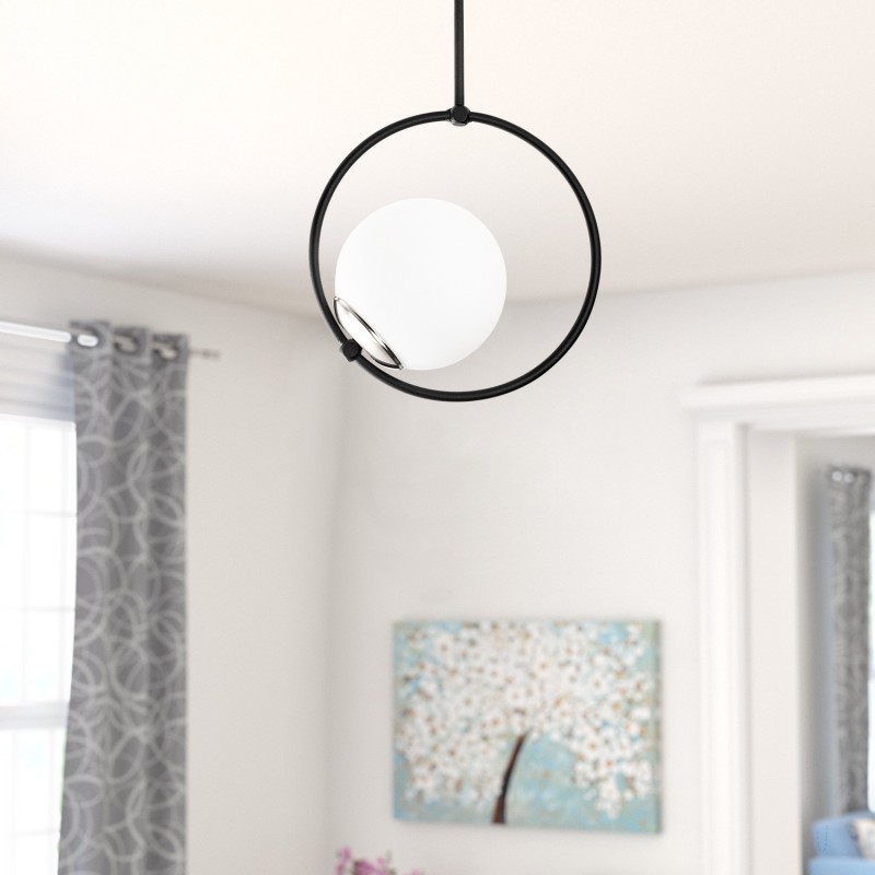 Opviq Chandelier Dolunay - 3901 Black
White