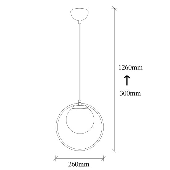 Chandelier Dolunay - 4491 Black
White Opviq Chandelier Dolunay - 4491 Black
White