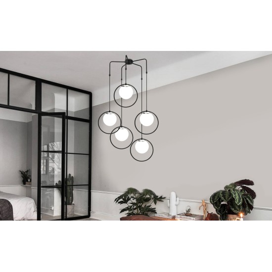 Chandelier Dolunay - 4511 Black
White Chandelier Dolunay - 4511 Black
White