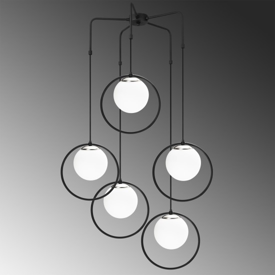 Chandelier Dolunay - 4511 Black
White Chandelier Dolunay - 4511 Black
White