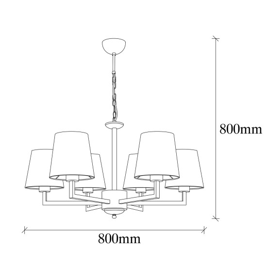 Chandelier Profil - 4644 Black
Cream Chandelier Profil - 4644 Black
Cream
