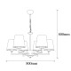 Chandelier Profil - 4644 Black
Cream Chandelier Profil - 4644 Black
Cream