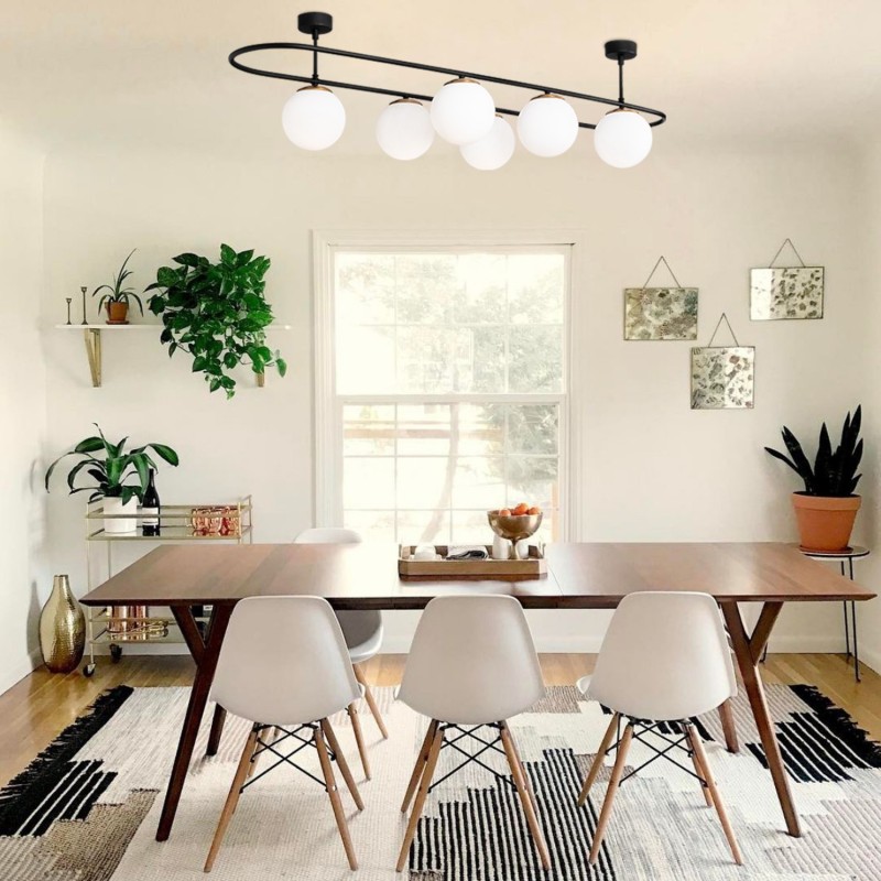 Opviq Chandelier Abaküs - 4911 Black
White