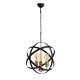 Opviq Chandelier Gezegen - 4843 Gold
Black