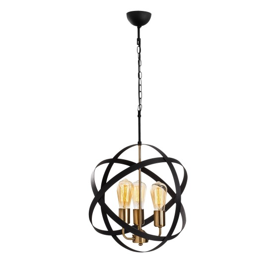 Opviq Chandelier Gezegen - 4843 Gold
Black