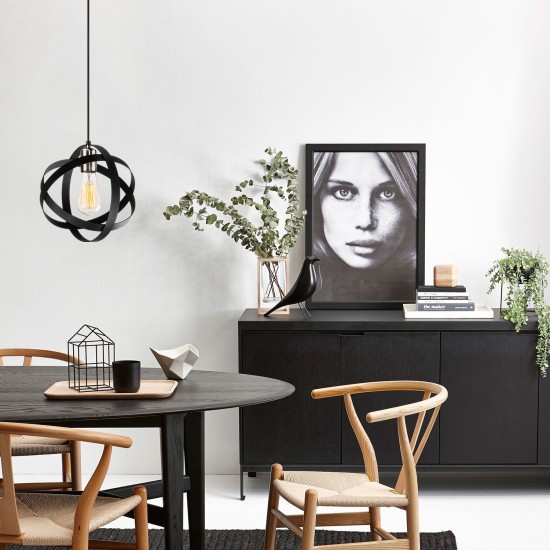 Opviq Chandelier Gezegen - 6121 Black
Nickel