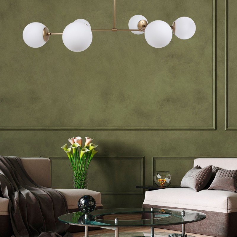 Chandelier Damar - 6322 Yellow
White