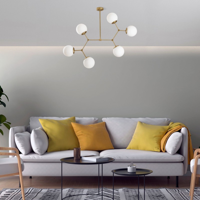 Chandelier Damar - 6327 Yellow
White