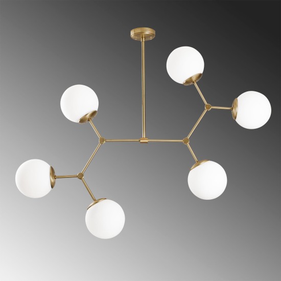 Chandelier Damar - 6327 Yellow
White Chandelier Damar - 6327 Yellow
White