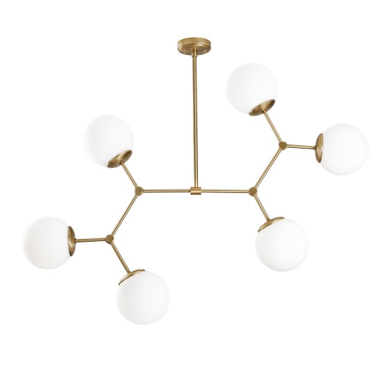 Chandelier Damar - 6327 Yellow
White Chandelier Damar - 6327 Yellow
White