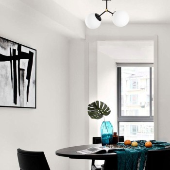 Chandelier Damar - 6331 Black
White