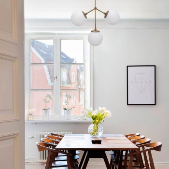 Chandelier Damar - 6337 Yellow
White