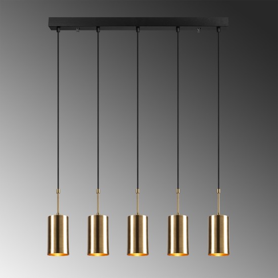 Opviq Chandelier Kem - 6386 Gold
Black