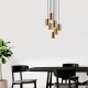 Opviq Chandelier Kem - 6391 Gold
Black