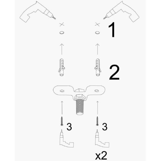 Opviq Chandelier Kem - 6391 Gold
Black