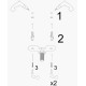 Opviq Chandelier Kem - 6391 Gold
Black