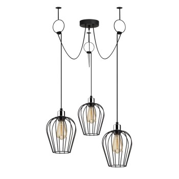 Chandelier Tel - 6686 Black