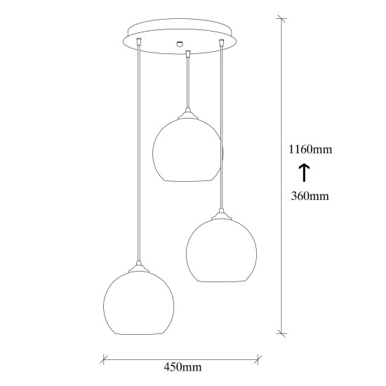 Chandelier Camini - MR - 870 Black
Honey