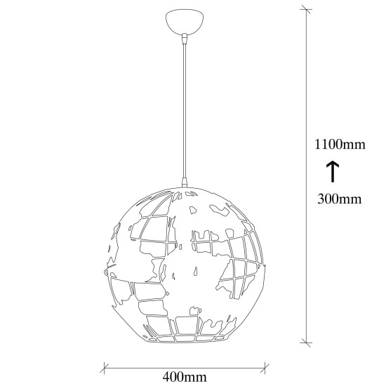 Chandelier Fellini - MR - 822 Black Opviq Chandelier Fellini - MR - 822 Black