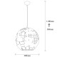 Chandelier Fellini - MR - 822 Black Opviq Chandelier Fellini - MR - 822 Black