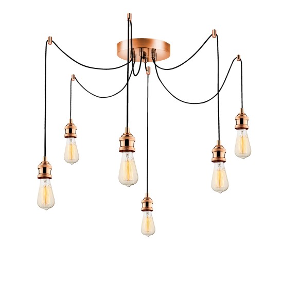 Chandelier Kabluni - MR - 914 Copper Opviq Chandelier Kabluni - MR - 914 Copper