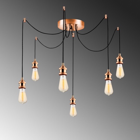 Chandelier Kabluni - MR - 914 Copper Opviq Chandelier Kabluni - MR - 914 Copper