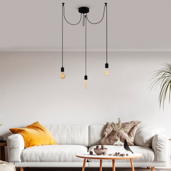 Chandelier Kabluni - MR - 927 Black Opviq Chandelier Kabluni - MR - 927 Black