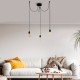 Chandelier Kabluni - MR - 927 Black Opviq Chandelier Kabluni - MR - 927 Black
