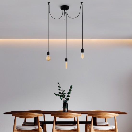 Chandelier Kabluni - MR - 927 Black Opviq Chandelier Kabluni - MR - 927 Black