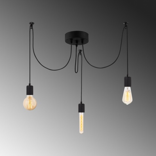 Chandelier Kabluni - MR - 927 Black Opviq Chandelier Kabluni - MR - 927 Black