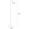 Opviq Floor Lamp Yıldo - NT - 146 Black
Copper