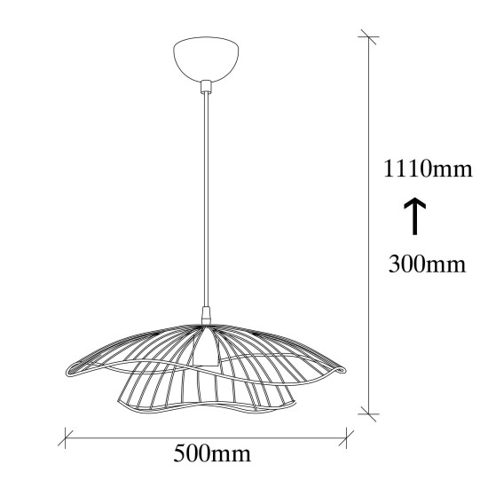 Chandelier Tel - 6502 Gold Opviq Chandelier Tel - 6502 Gold