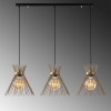 Opviq Chandelier Kirpi - 3089 Black