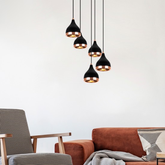 Chandelier Yıldo - 7005 Black
Copper Opviq Chandelier Yıldo - 7005 Black
Copper