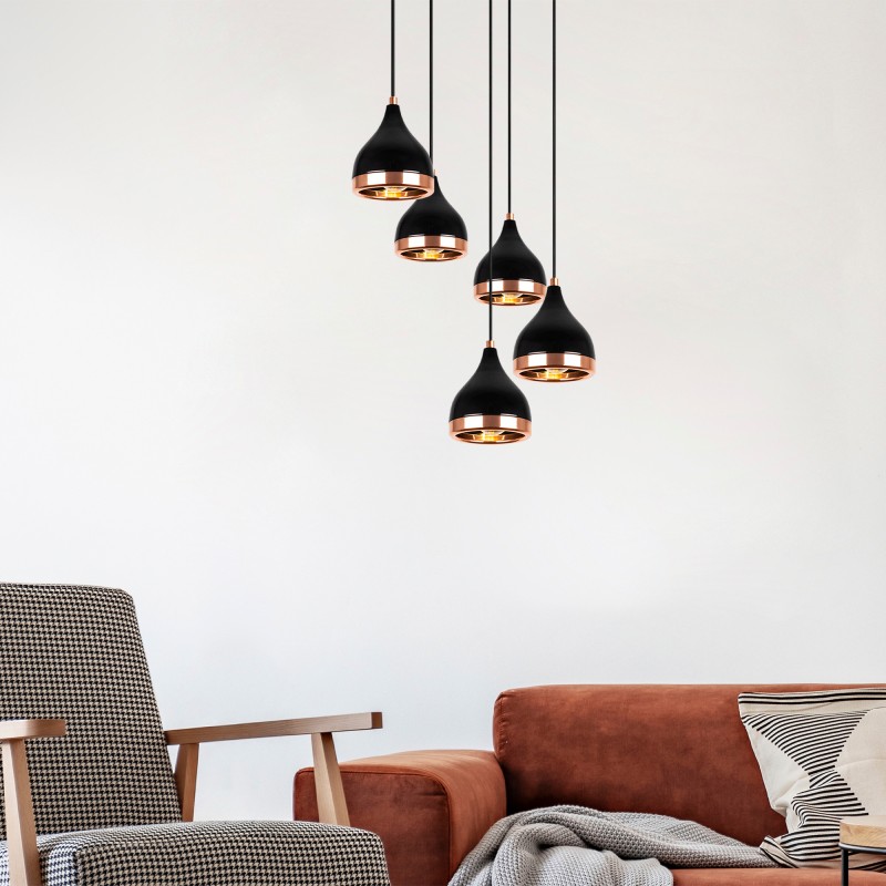 Opviq Chandelier Yıldo - 7005 Black
Copper