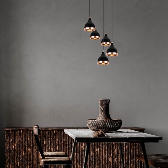 Chandelier Yıldo - 7005 Black
Copper Opviq Chandelier Yıldo - 7005 Black
Copper