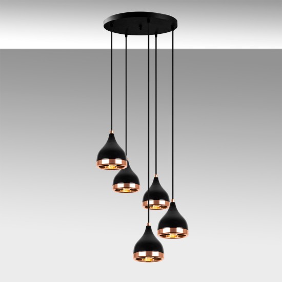 Chandelier Yıldo - 7005 Black
Copper Opviq Chandelier Yıldo - 7005 Black
Copper