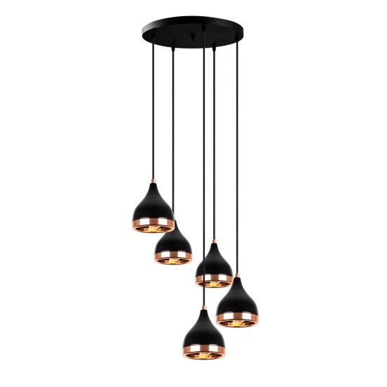 Chandelier Yıldo - 7005 Black
Copper Opviq Chandelier Yıldo - 7005 Black
Copper