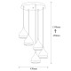 Chandelier Yıldo - 7005 Black
Copper Opviq Chandelier Yıldo - 7005 Black
Copper