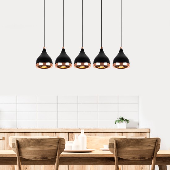 Chandelier Yıldo - 7010 Black
Copper Opviq Chandelier Yıldo - 7010 Black
Copper