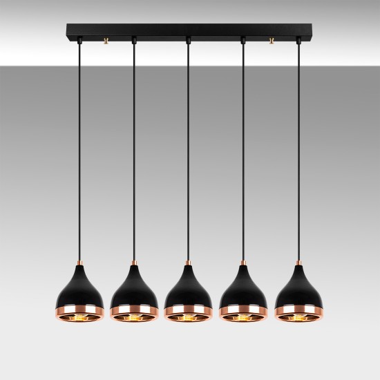 Chandelier Yıldo - 7010 Black
Copper Opviq Chandelier Yıldo - 7010 Black
Copper