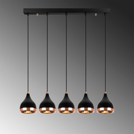 Chandelier Yıldo - 7010 Black
Copper Opviq Chandelier Yıldo - 7010 Black
Copper