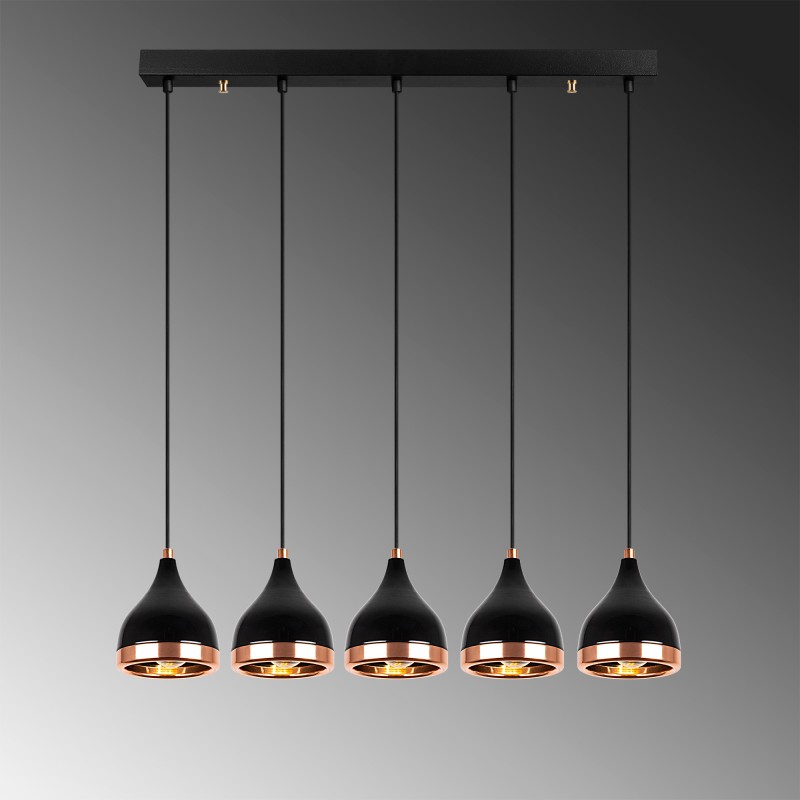 Opviq Chandelier Yıldo - 7010 Black
Copper