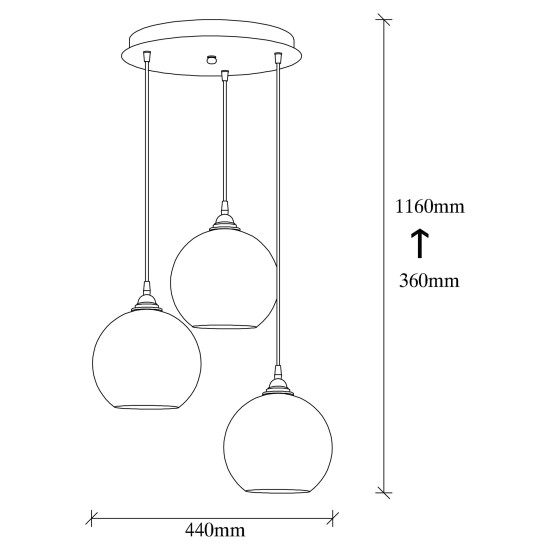 Opviq Chandelier Gold - 021 Gold
Black