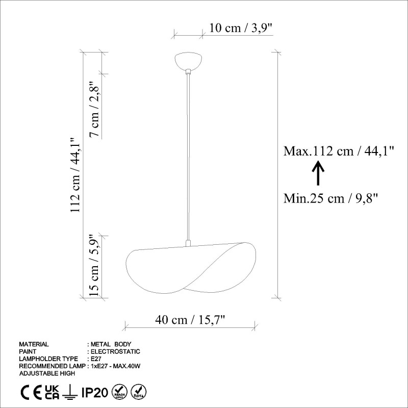 Chandelier Vatoz - Nus - 2866 - Turquoise Turquoise