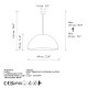 Chandelier Kure - 60 - Mr - 724 - 1 Gold