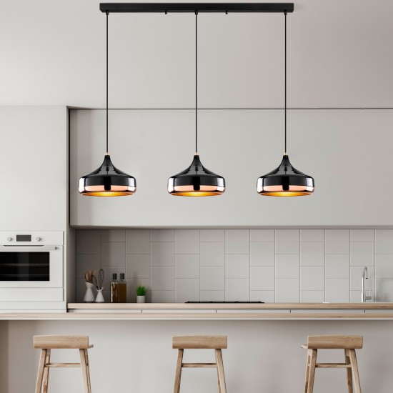 Chandelier Yildo - L-253 - 1 Black Chandelier Yildo - L-253 - 1 Black